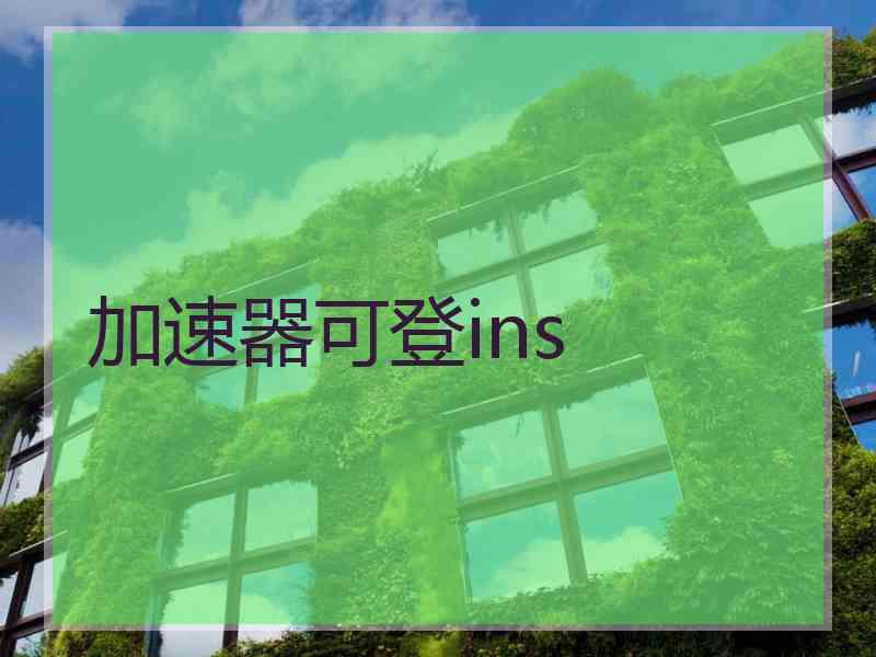 加速器可登ins