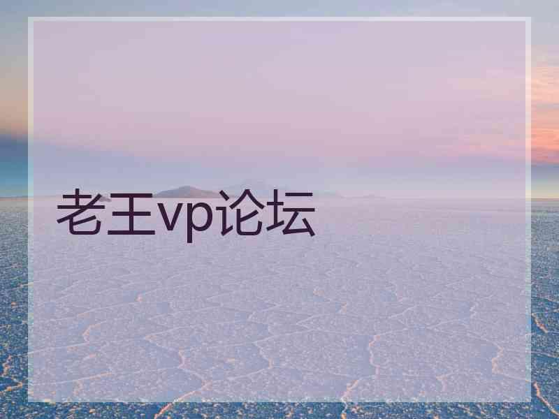 老王vp论坛