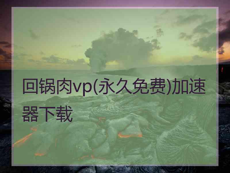 回锅肉vp(永久免费)加速器下载