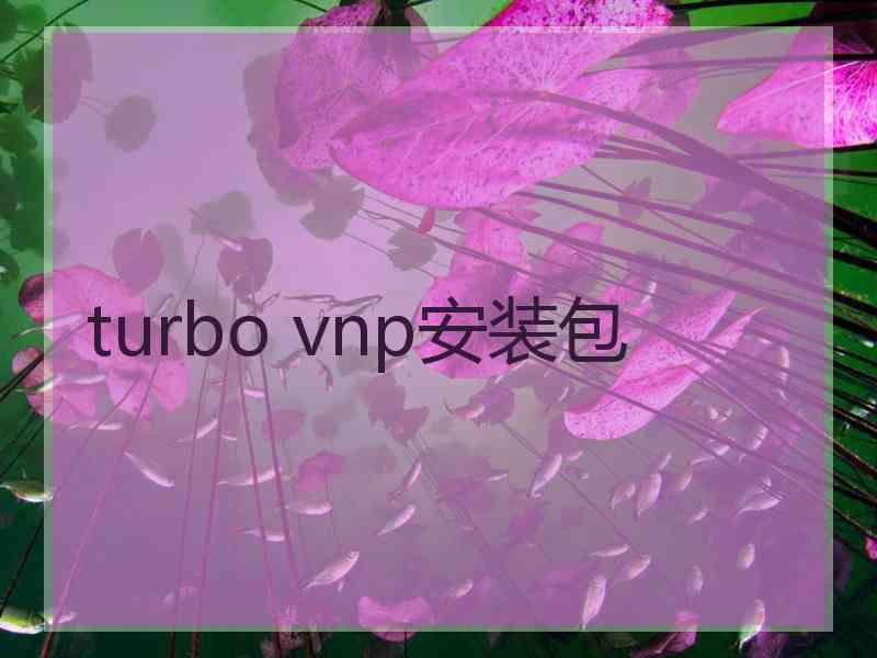 turbo vnp安装包