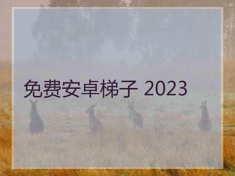 免费安卓梯子 2023