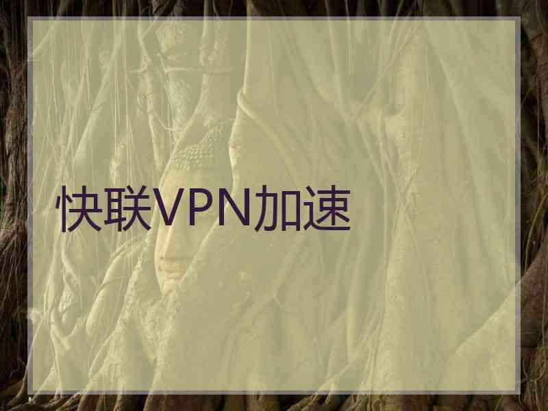 快联VPN加速