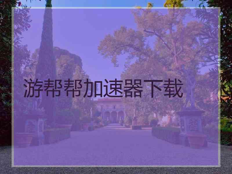 游帮帮加速器下载