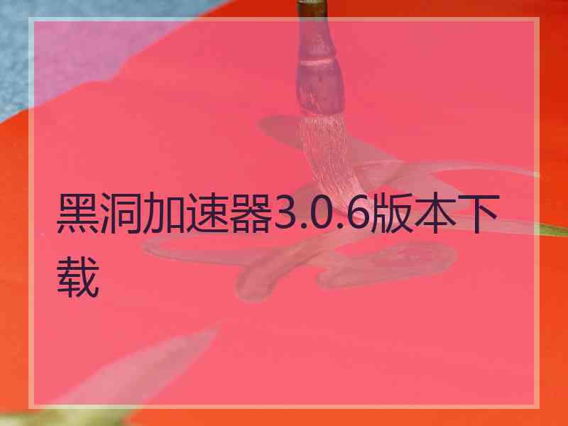 黑洞加速器3.0.6版本下载