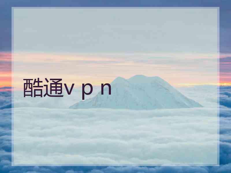 酷通v p n