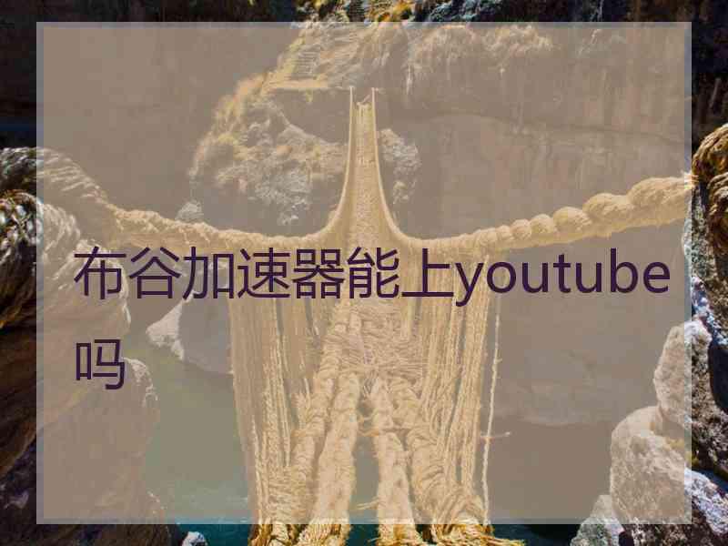 布谷加速器能上youtube吗